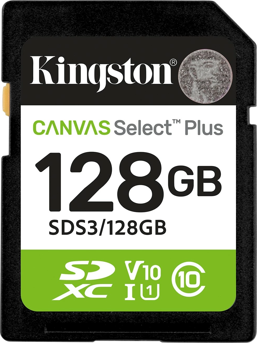 Pomnilniška kartica 128GB SDXC Canvas Select Plus Kingston, 150 MB/s