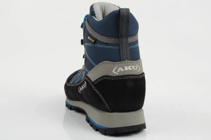 Trekking usnjeni čevlji za ženske Aku, črni