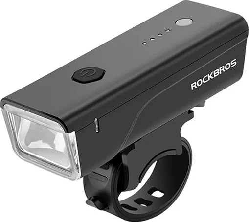 Kolesarska luč 260 lm Rockbros 24510003001, 1500 mAh, LED, črna