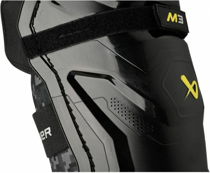 Hokejski ščitniki za moške/ženske, Bauer Supreme M3 Sr, črni