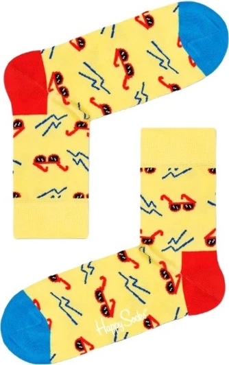 Ženske nogavice Happy Socks, rumene