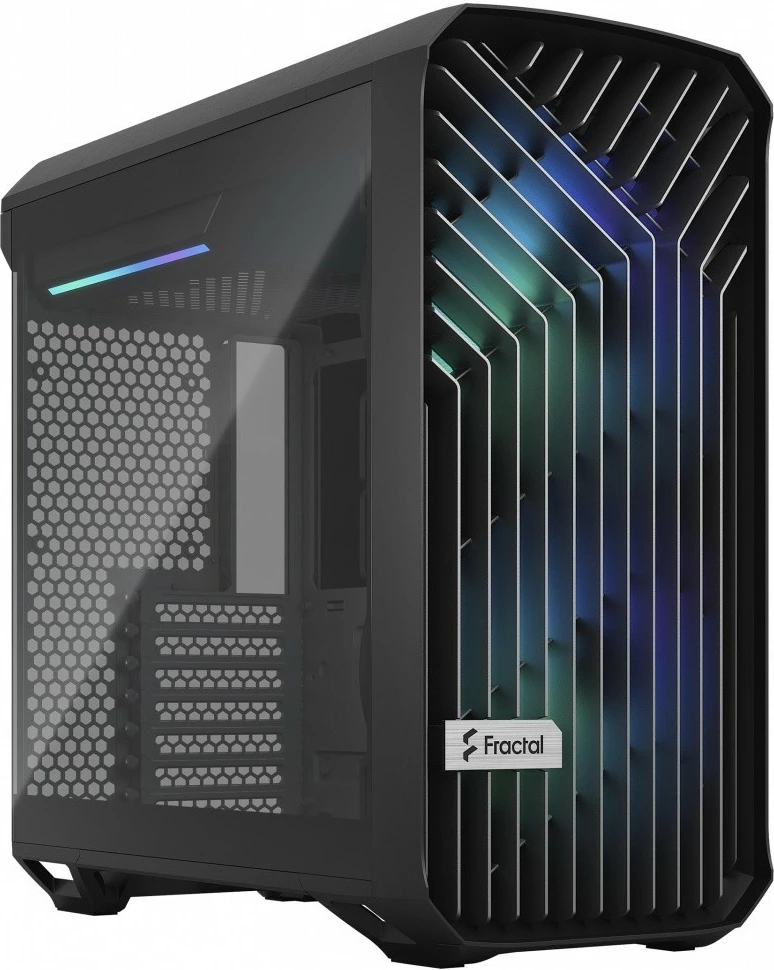 Ohišje Fractal Design Torrent Compact RGB Black TG Light tint, Midi Tower, črno