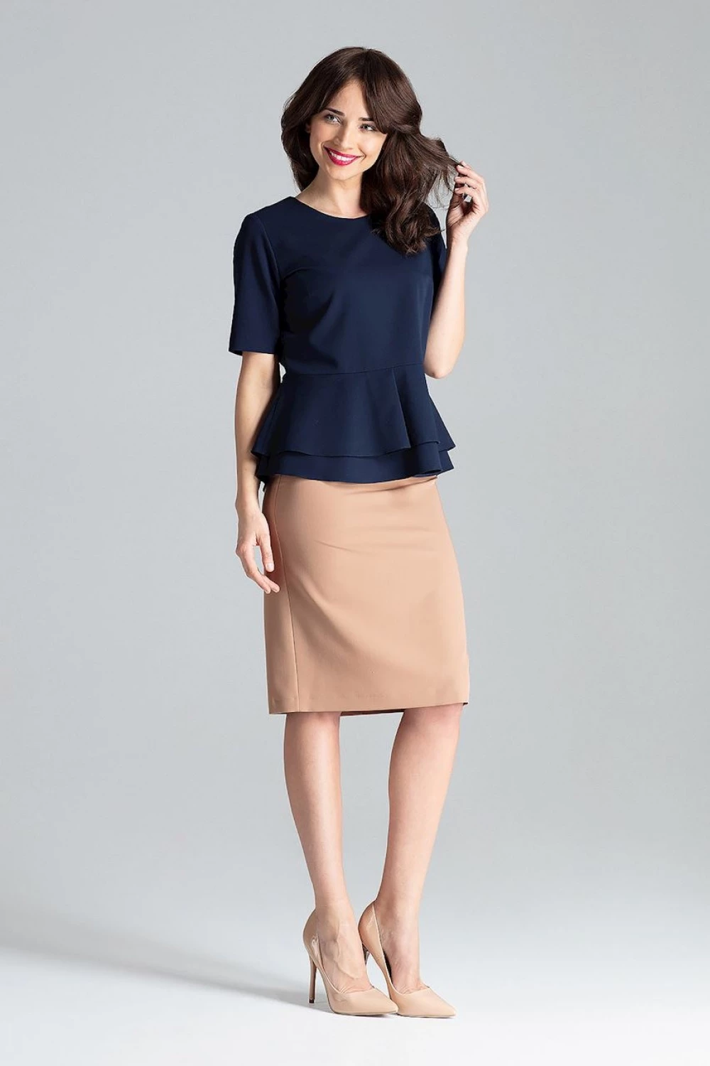 Bluza Lenitif model 130978, modra