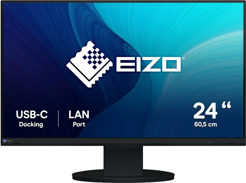 Monitor 23,8" IPS Full HD, USB-C, EIZO FlexScan EV2490-BK, črn