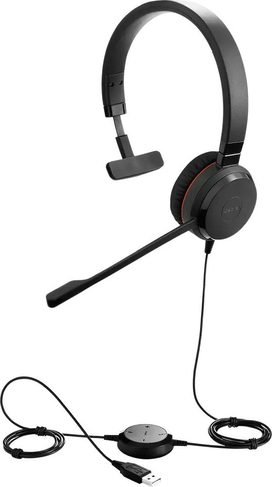 Slušalke z mikrofonom Jabra Evolve2 30 II UC, stereo, USB-A in USB-C, črne