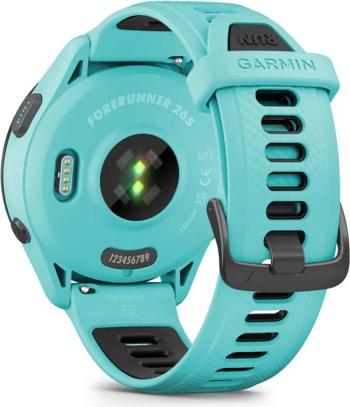 Pametna ura z AMOLED zaslonom Garmin Forerunner 265, 8 GB, GPS, modra