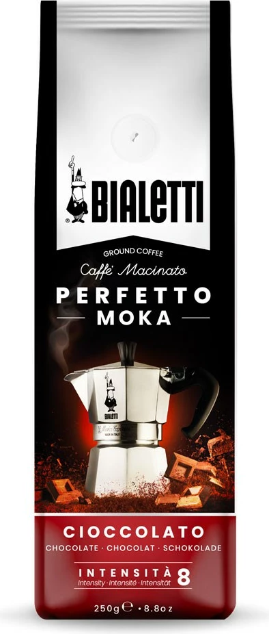 Mleta kava z okusom čokolade Bialetti Perfetto Moka, 250 g
