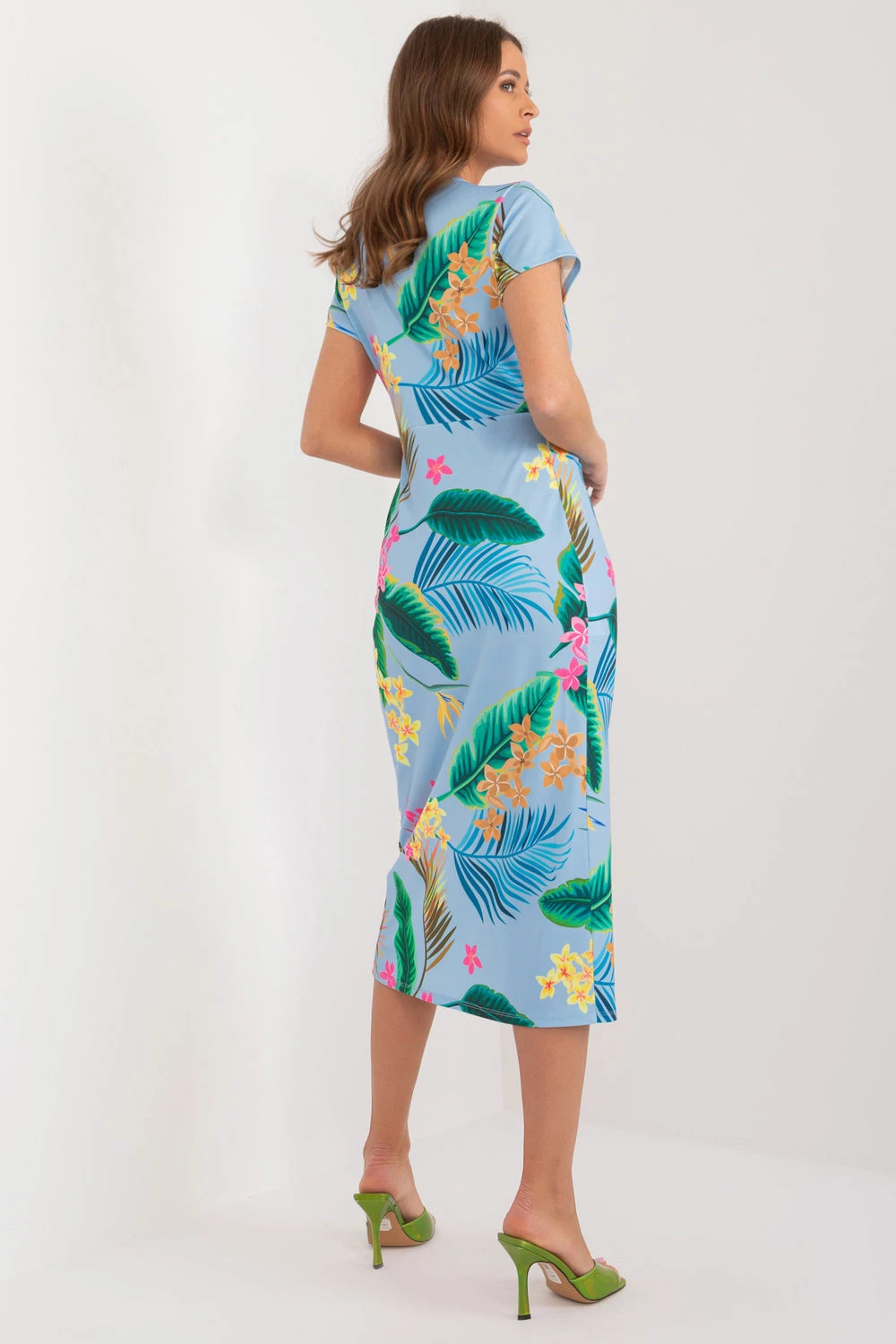 Obleka Italy Moda 196214, modra