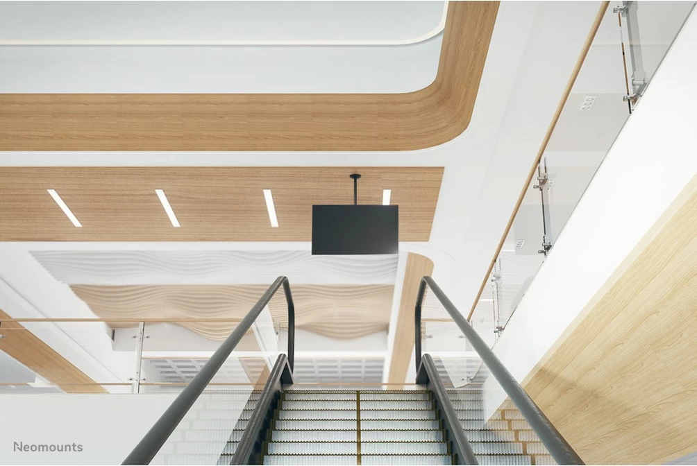 Stropni nosilec za zaslon 10–30", Neomounts Newstar FPMA-C050BLACK, črn Stropni nosilec za zaslon 10–30", Neomounts Newstar FPMA-C050BLACK, črn