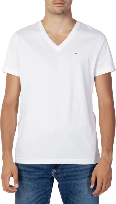 Moška majica Tommy Hilfiger Jeans, bela