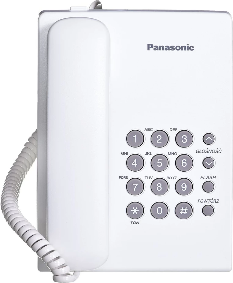 Fiksni telefon Panasonic KX-TS500PDW, bel