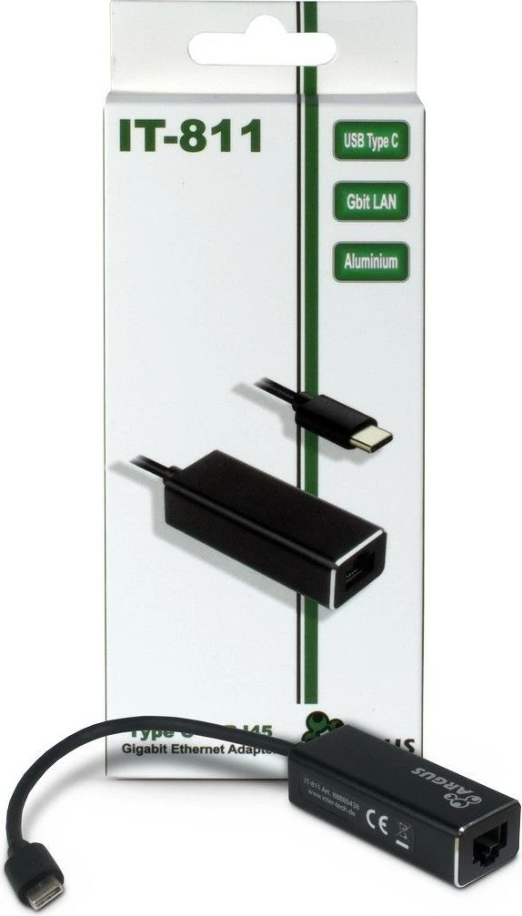 Omrežna naprava Realtek RTL8153 Inter-Tech ARGUS IT-811, črna