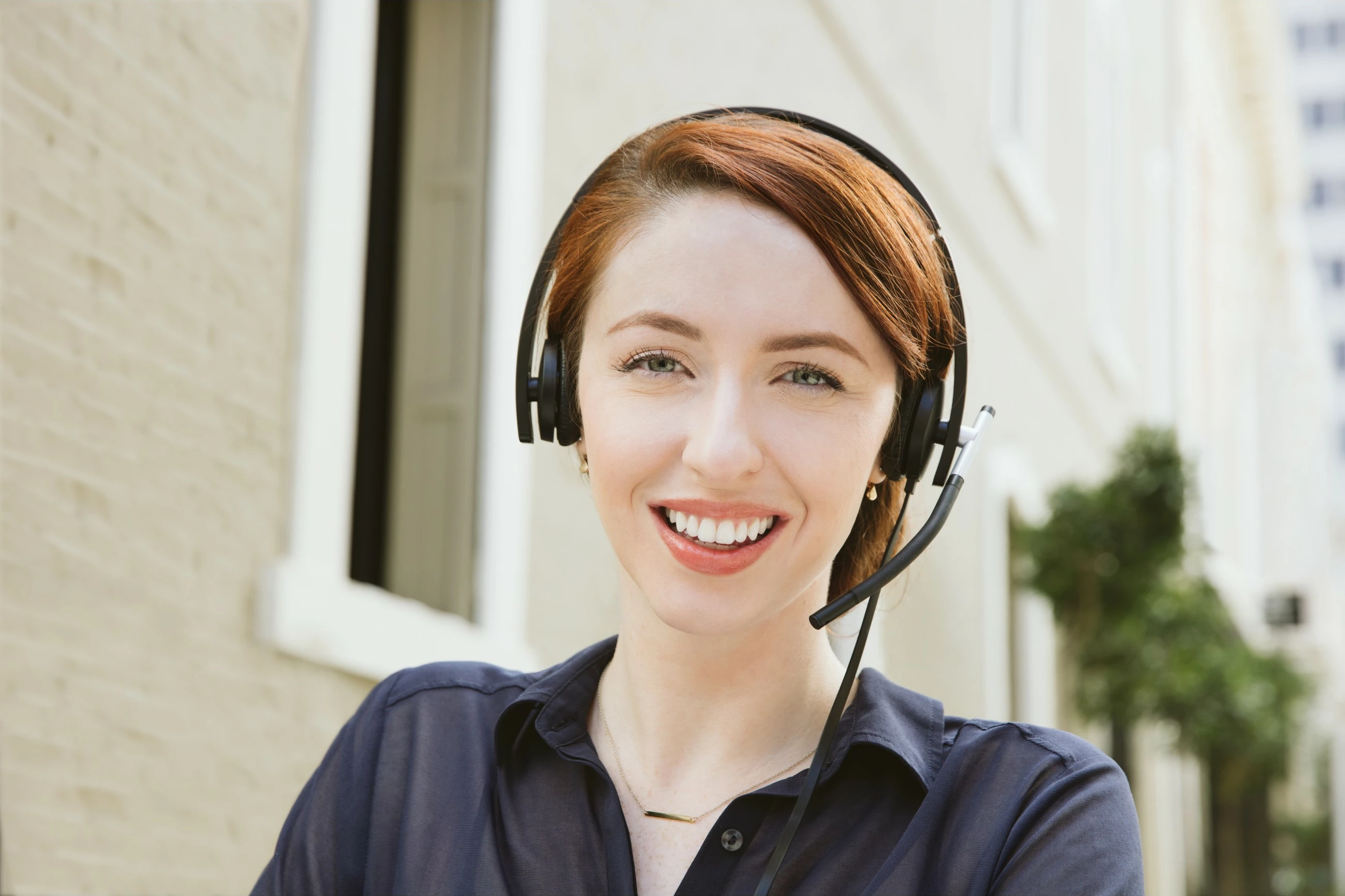 Mono slušalke Logitech H650e USB, žične, črne/srebrne