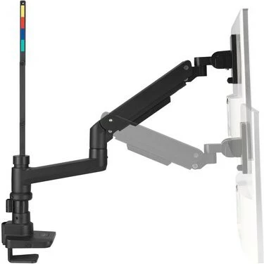 Ergonomski krog za zaslon SmartFit Premium Durable, Kensington, za mizo, do 49", črn