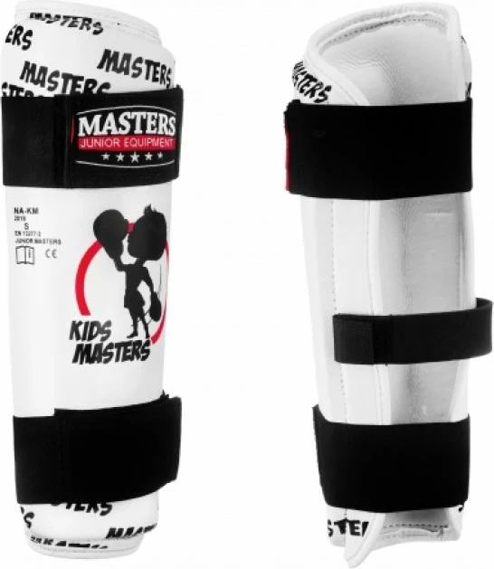 Zaščitnik za kolena za borilne veščine Masters, bel