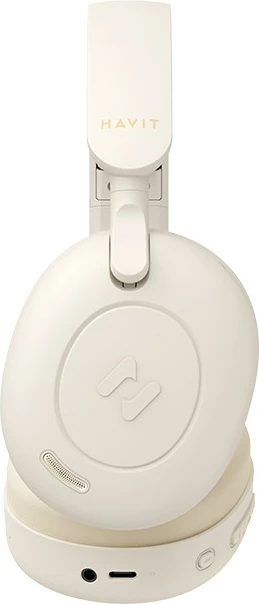 Brezžične slušalke z odpravo šuma HAVIT H655BT, 700 mAh, bež