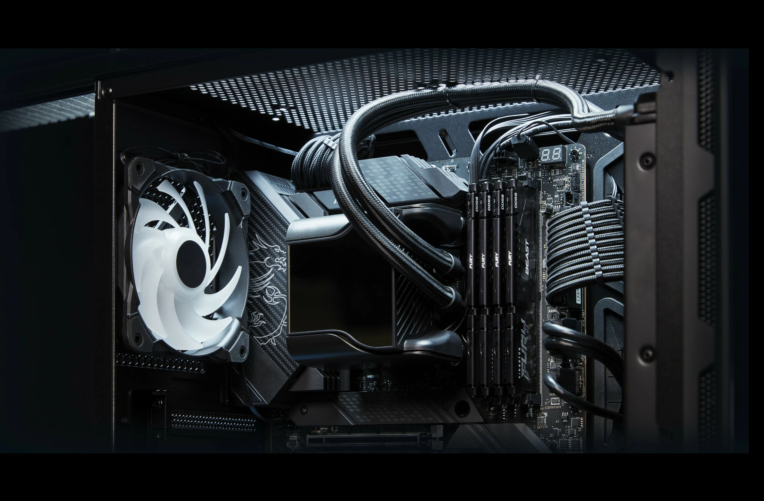 RAM pomnilnik Kingston FURY Beast 8GB DDR5 5200MHz CL40 črn