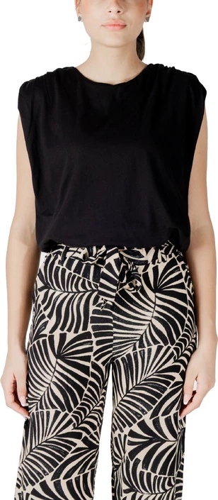 Top za ženske Jacqueline De Yong, črn