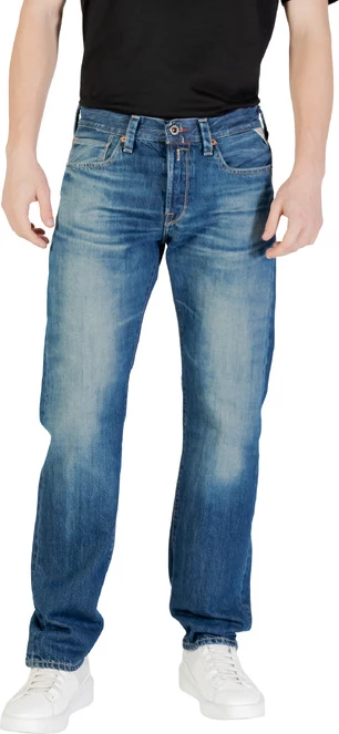 Jeans hlače Replay za moške, modre