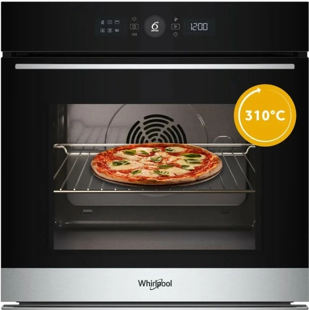 Električna pečica 73 L, Whirlpool WOI5S8HM1SXA, črno/inoX