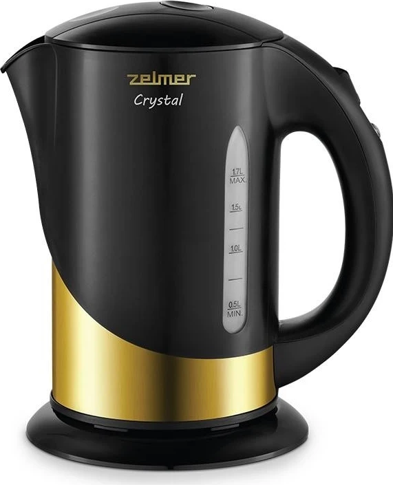 Električni grelnik vode Zelmer ZCK7630G, 1,7 L, črn