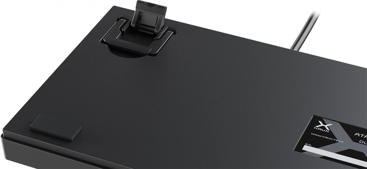 Ergonomska tipkovnica Krux Atax Pro RGB, črna