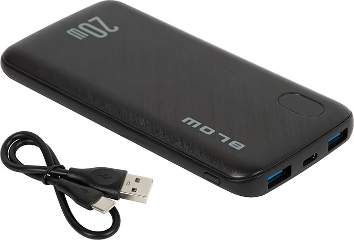 Prenosna baterija BLOW PB10B 10000 mAh, 20 W, črna