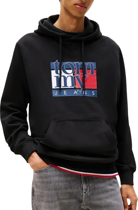 Duks, Tommy Hilfiger Jeans, črn