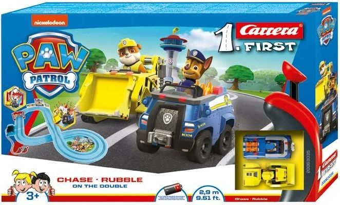 Dirkalni set 2,9 m z likoma Chase in Rubble, Carrera Paw Patrol First
