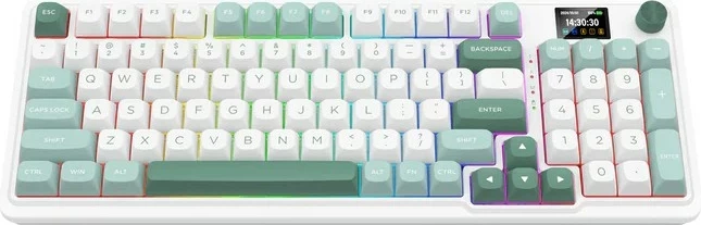 Mehanska tipkovnica Redragon Galatin Pro K719WG-RGB-PRO, 96%, RGB, brezžično/žično, bela