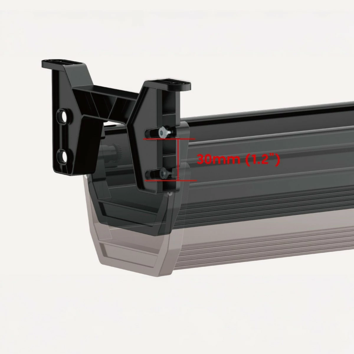 Organizator kablov pod mizo Maclean MC-106B, črn