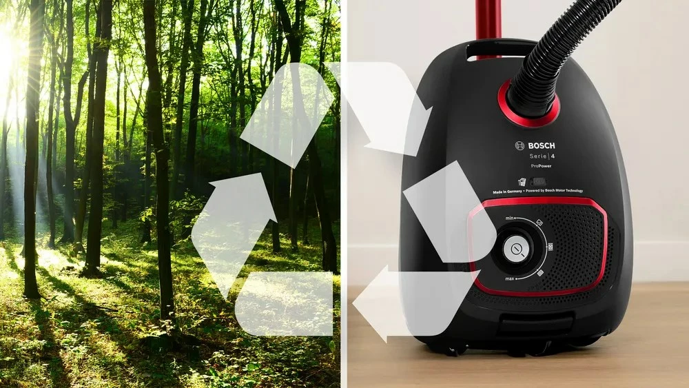 Sesalnik z vrečko, Bosch Serie 4 BGB41POW1, 850 W, črn