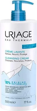 Čistilna krema za obraz, telo in lase, unisex, 500 ml, Uriage