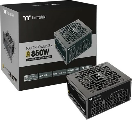 Napajalnik Thermaltake ToughPower SFX 850W F modularen, 80 PLUS Gold, črn