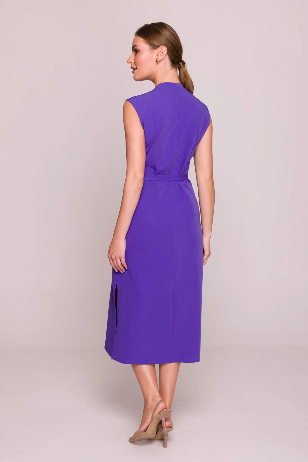 Midi obleka Stylove 214659, vijolična