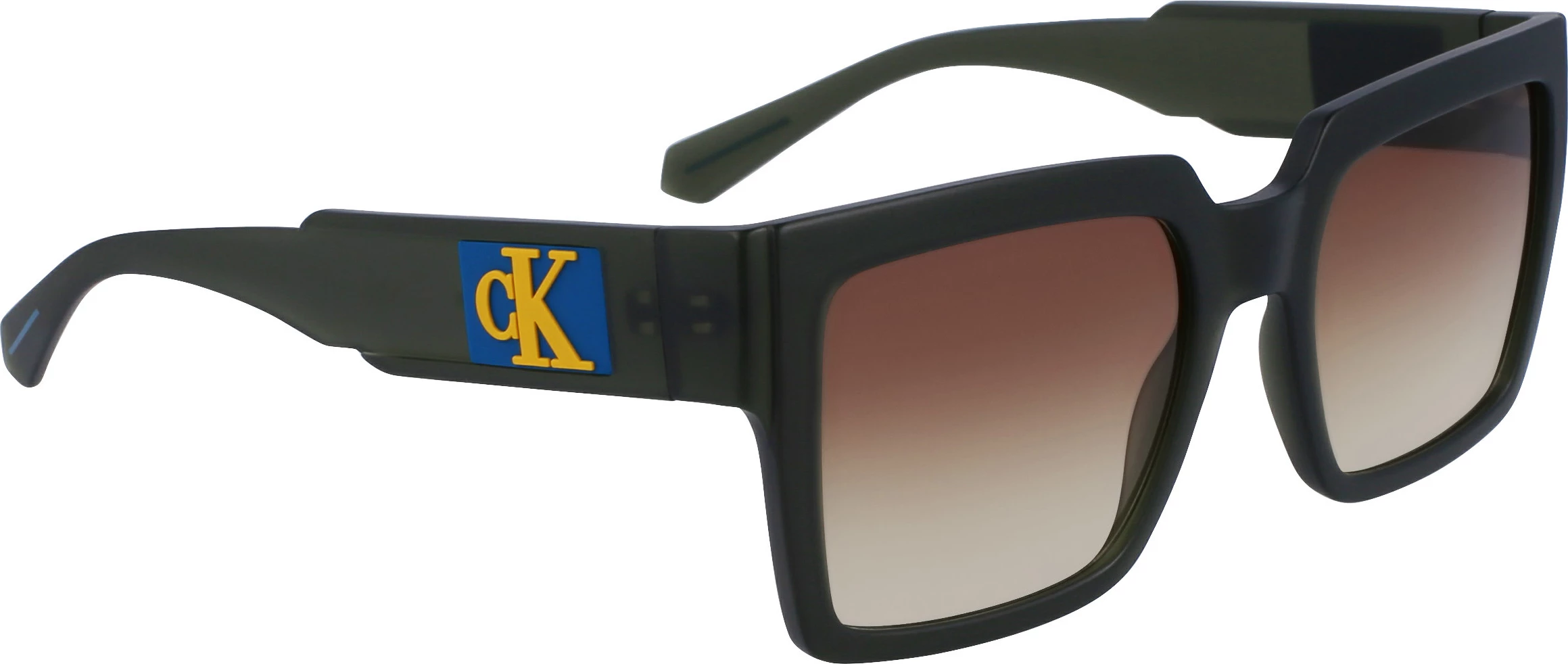 Sončna očala CALVIN KLEIN, ženske, rjava