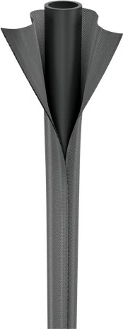 Vrtno cev Gardena Liano 15 m, tekstil/PVC, 22 bar, črno/siva