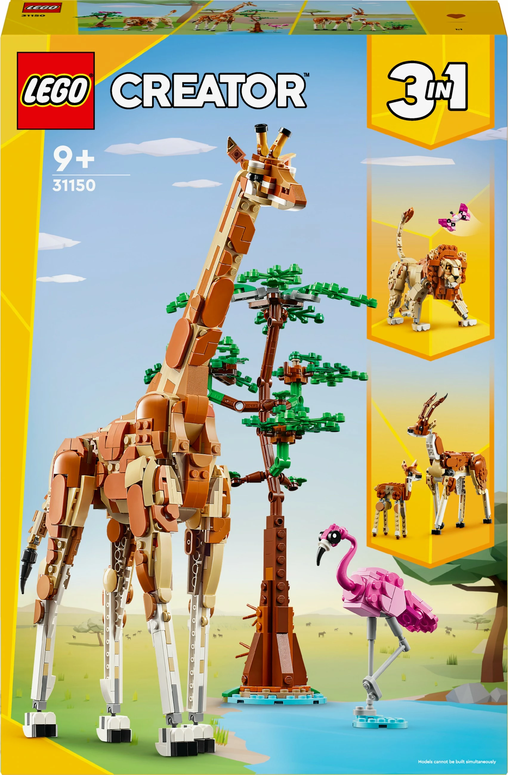 Set za gradnjo LEGO Creator 3in1 31150, 780 kosov, večbarven