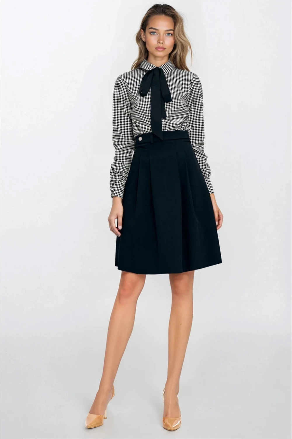 Bluza z dolgimi rokavi Nife 216908, črna
