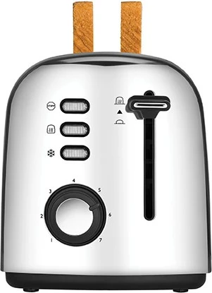 Toaster retro za 2 rezini UNOLD, 2 rezini, 7 stopenj, inox