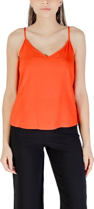 Top za ženske, Vero Moda, rdeč