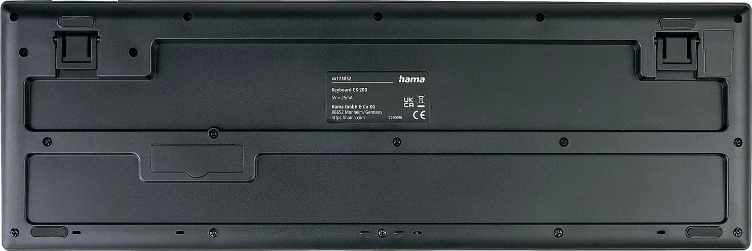Žična tipkovnica Hama CK-200, črna