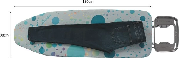 Deska za likanje Vileda Star, 120 x 38 cm, nerjaveče jeklo