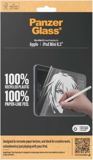 Zaščitna folija z občutkom papirja PanzerGlass GraphicPaper za iPad mini 8.3" (2021/2024)