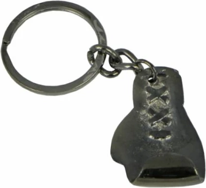 Gumb v obliki boksa, obesek za ključe Masters, zlata