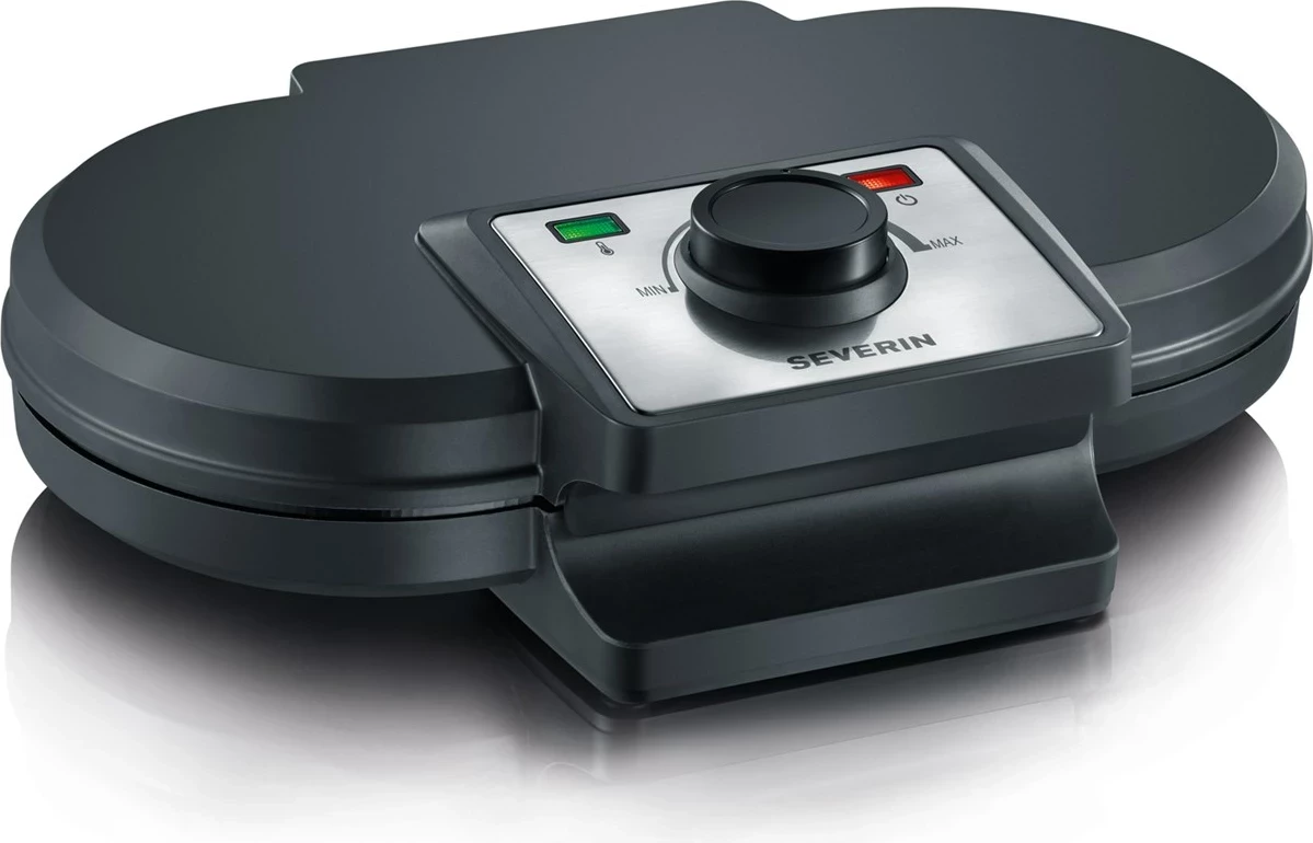 Aparat za vaflje Severin WA 2106, 2 kosa, 1200 W, črn Aparat za vaflje Severin WA 2106, 2 kosa, 1200 W, črn