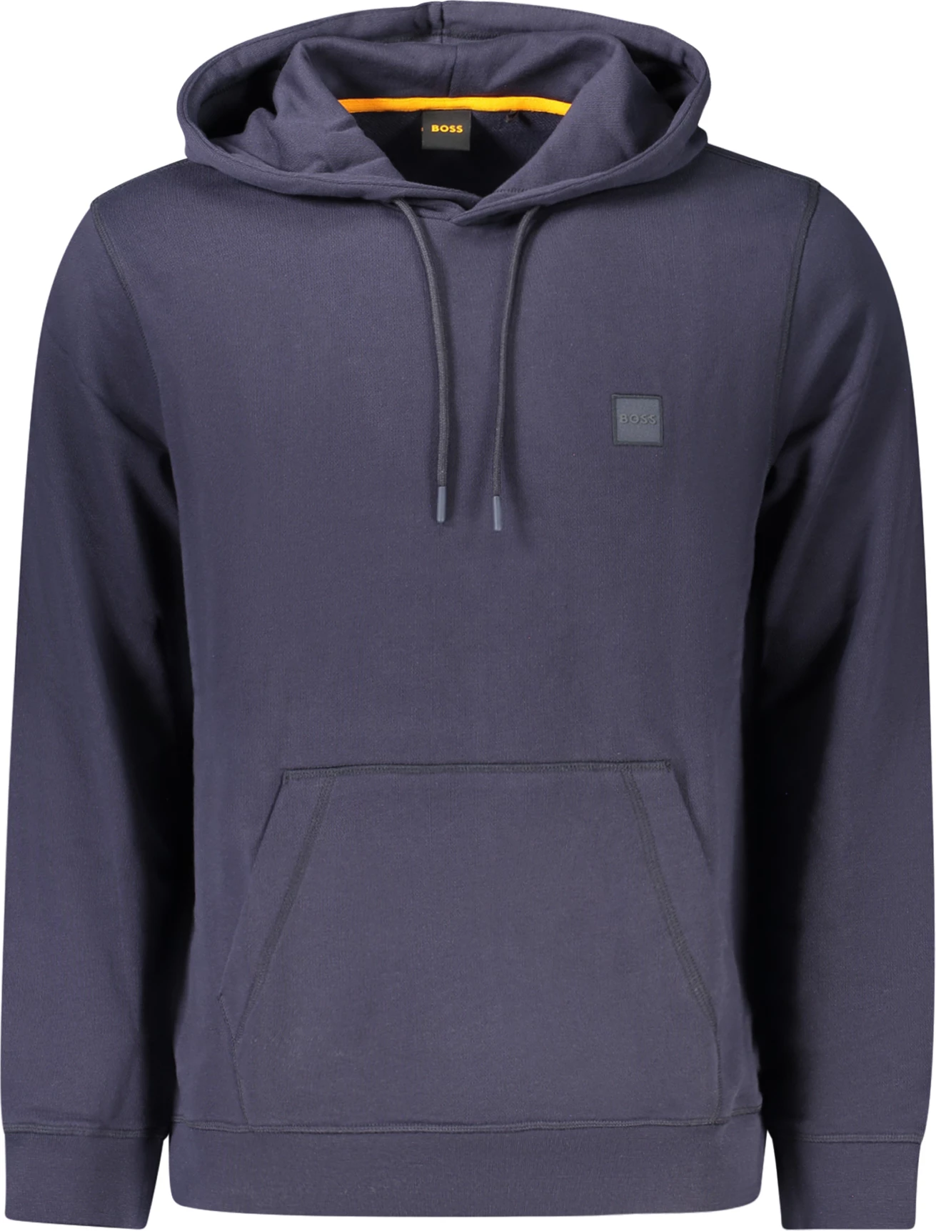 Pulover s kapuco za moške BOSS, moder