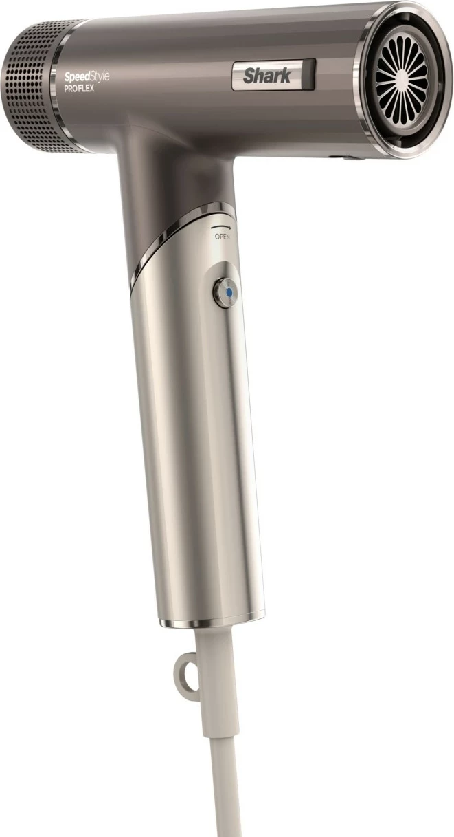 Sušilec za lase SpeedStyle Pro Flex HD542EU Shark, 1700 W, ionizacija, 4 dodatki, srebrne barve