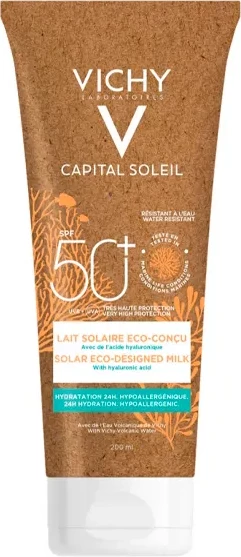 Sončno mleko Vichy Capital Soleil Eco-Sunscreen, SPF50, 200 ml