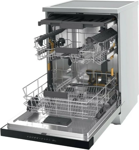 Pomivalni stroj, Whirlpool W7FHP33X, 15 kompletov, inox, samostoječ